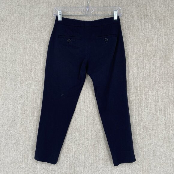 Theory Pants Tapered Ankle Stretch Ponte Dress Workwear Office Ponte 0 - Picture 3 of 11